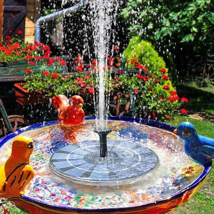 Floating Solar Fountain Pump Water Panel Power Kit Pool Garden Pond Submersible