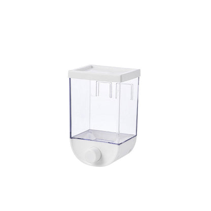 2Pcs Wall Mount Cereal Dispenser Dry Food Storage Box Kitchen Container Grain Organizer