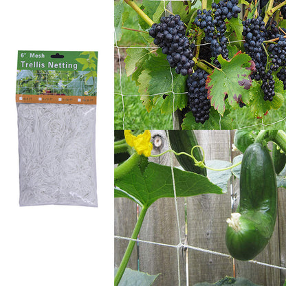 15/30 FT Vegetable Flower Vine Plant Climbing Net Garden Cucumber Trellis Netting