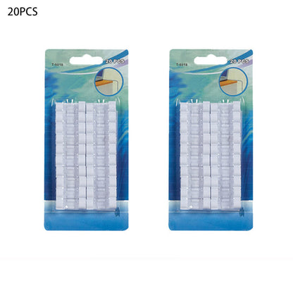 2 Set of Self-Adhesive Cable Clips Durable Cable Organizer Wire Holder Practical Wire Clamp Telephone Line Clamp