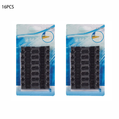 2 Set of Self-Adhesive Cable Clips Durable Cable Organizer Wire Holder Practical Wire Clamp Telephone Line Clamp