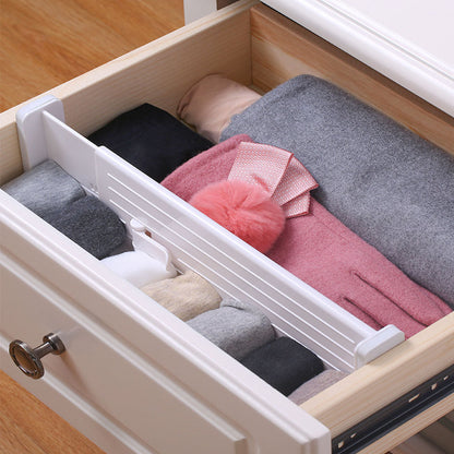2Pcs or 4Pcs or 6Pcs Retractable Drawer Storage Divider for Home Kitchen
