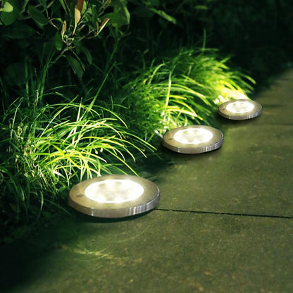 4 X 8 LED Solar Power Lights Garden Ground Outdoor Lamps for Yard Fences Walkway Lawn