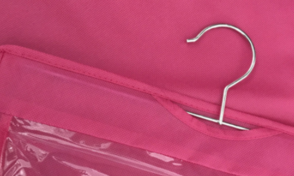 6-Pocket Shelf Bags Handbags Hanging Organizer Storage Closet Rack Hanger