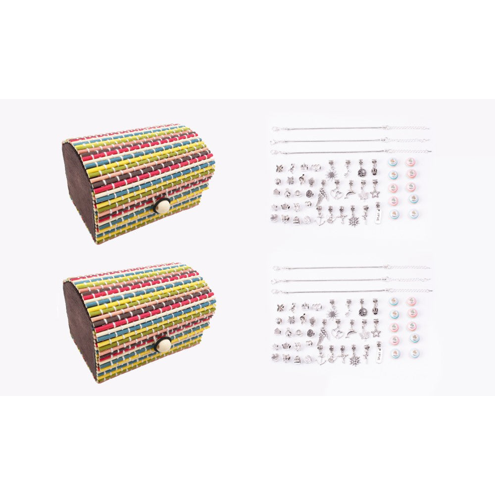 DIY Bracelet Set With Box Handmade Bracelet Set Charm Bracelet Making Accessories Jewellery Making Set