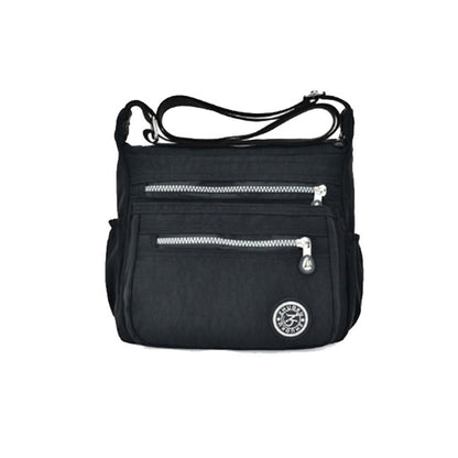 Womens Crossbody Water Resistant Nylon Shoulder Bag