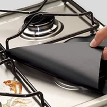 4Pcs/Set Non-Stick Reusable Gas Hob Protectors