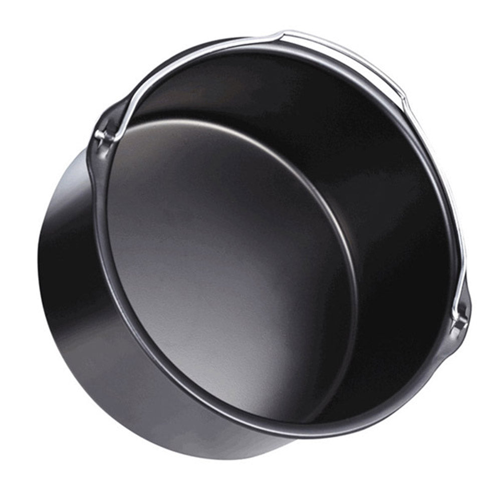 5Pcs Set 6 inch Air Fryer Accessories Cake Pizza BBQ Roast Barbecue Baking Pan Tray