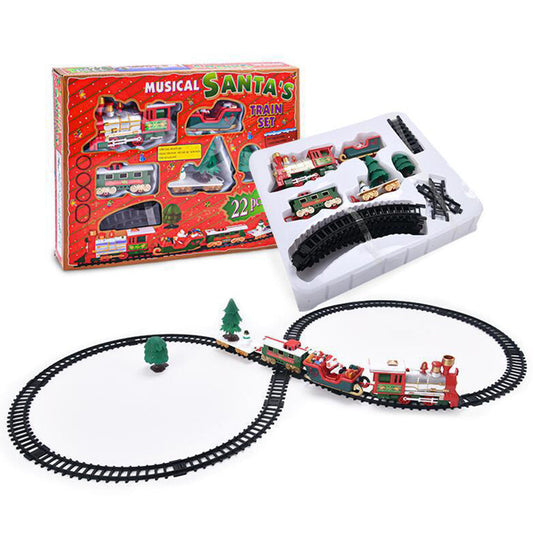 Kid Christmas Railway Tracks Toy Set