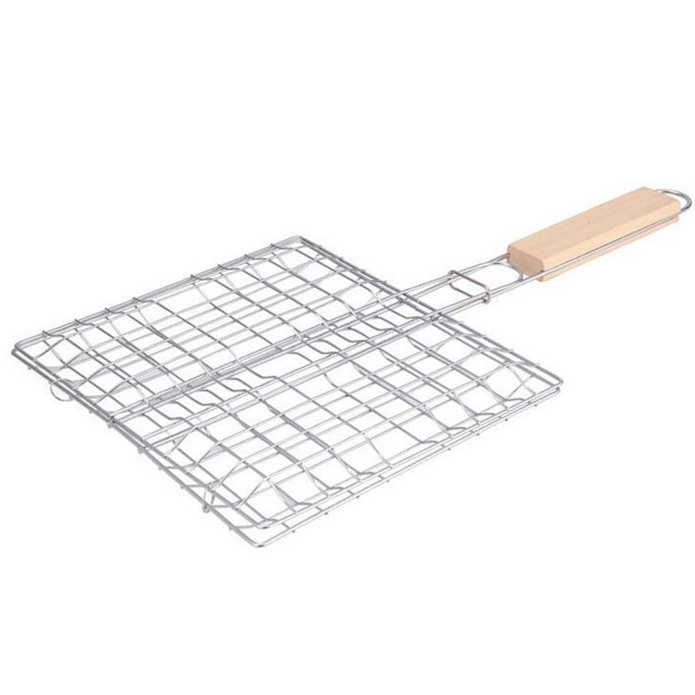 Grill Basket Outdoor Camping BBQ Accessories Rack Barbecue Tool Grilling Clip