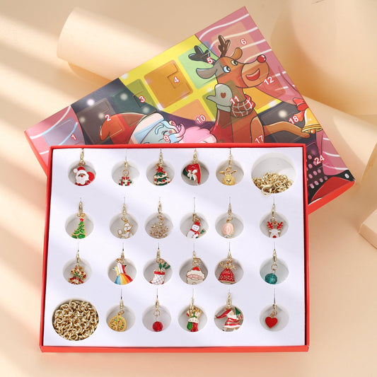 Christmas Advent Charm Calendar-Gold Bracelet