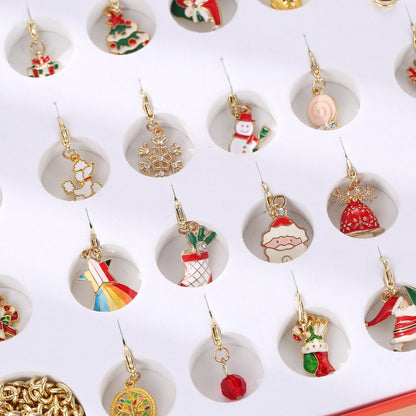Christmas Advent Charm Calendar-Gold Bracelet