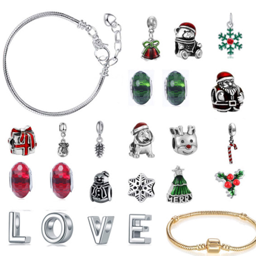 Christmas Advent Charm Calendar-LOVE Bracelet