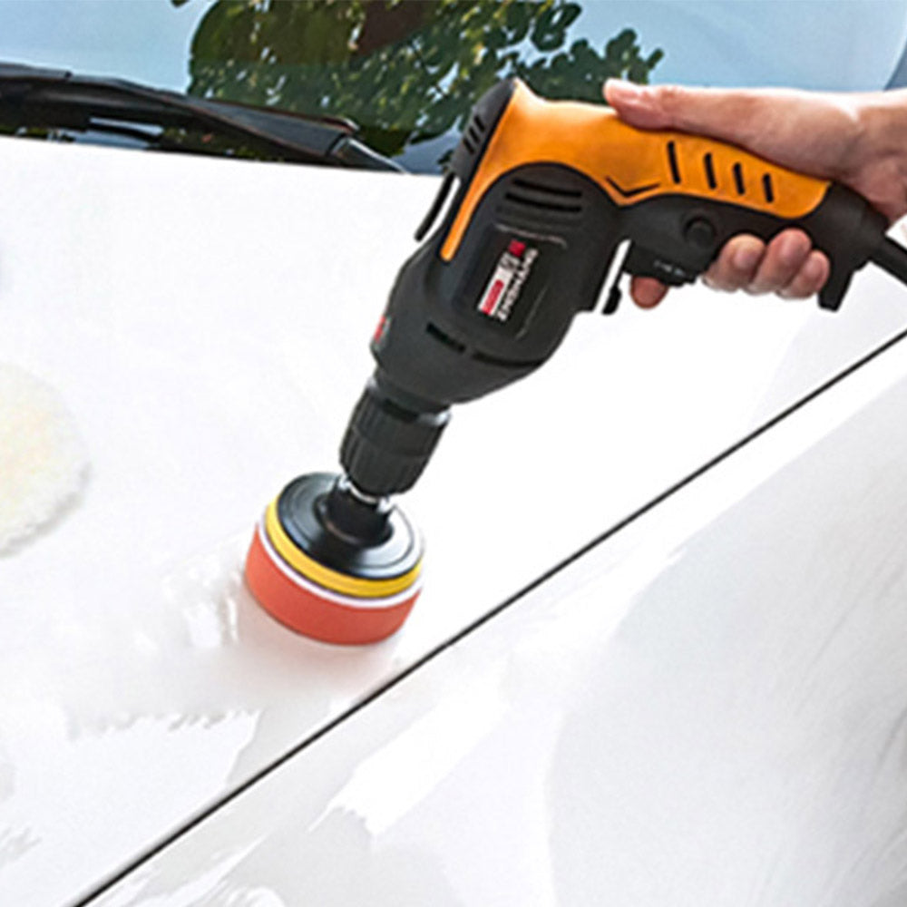 7pcs/Set Car Foam Polishing Pads Kit Buffing Polishing Waxing Foam Sponge Set Car Cleaning Pads(Not Included Drill)