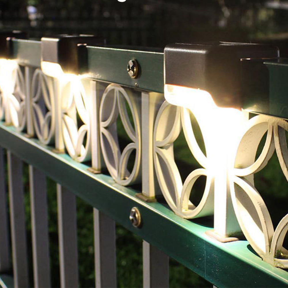 Warm White LED Outdoor Solar Powered Lights Home Stairs Lamp