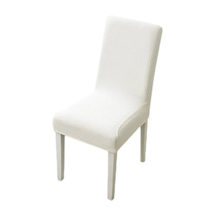 Elastic Grid Chair Covers Stretchable Chair Covers Stretch Slipcover Solid Colour Chair Protective Covers for Kitchen Dining Room Hotel