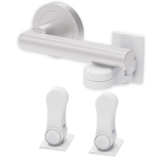 Child Handles Door Lever Lock Adhesive Proof Doors Safety Tools