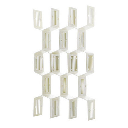 12-Pieces Drawer Divider Organizer Undergarment Sock Storage Holder