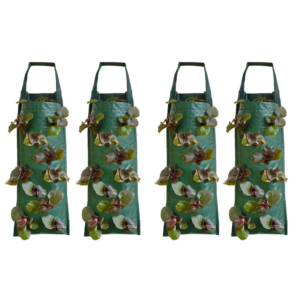 2Pack PE Hanging Grow Bag for Strawberry Planting