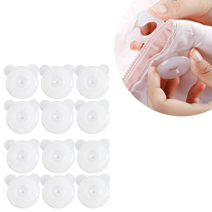 12Pcs Needleless Plastic Quilt Cover Clips Pins