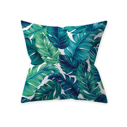 4Pcs Style 2 Aqua Turquoise Blue Cushion Covers Pillow Cases Home Decoration