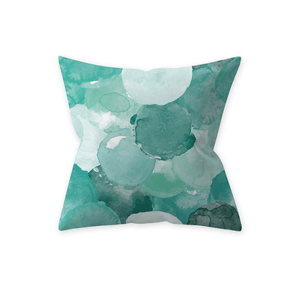 4Pcs Style 4 Aqua Turquoise Blue Cushion Covers Pillow Cases Home Decoration
