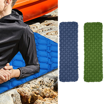 2PCS Inflatable Sleeping Mat Moisture-Proof Sleeping Mat for Outdoor Tent