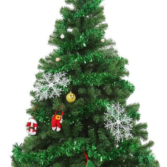 2Pcs Green Christmas Tinsel Garland Xmas Decor Home Decor