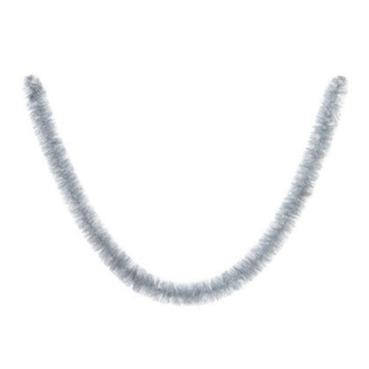 8Pcs Silver Christmas Tinsel Garland Xmas Decor Home Decor