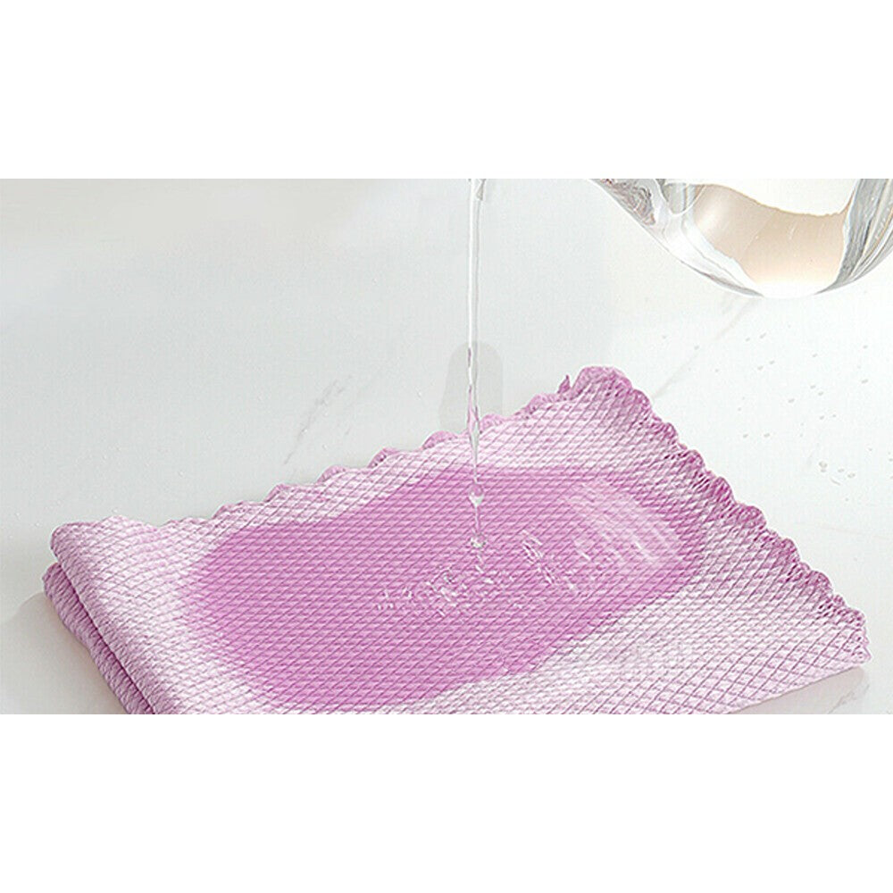 10 Piece Fish Scale Microfiber Cleaning Cloths