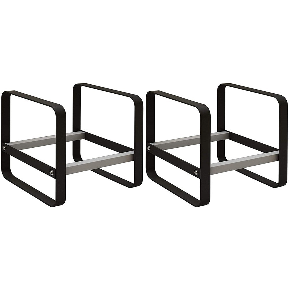 2pcs Kitchen Cabinet Plates Dishes Organizer Carbon Steel Plate Holders