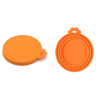 2 or 4Pcs Pet Food Can Cover Lid Dog Cat Pet Tin Silicone Reusable Storage Cap