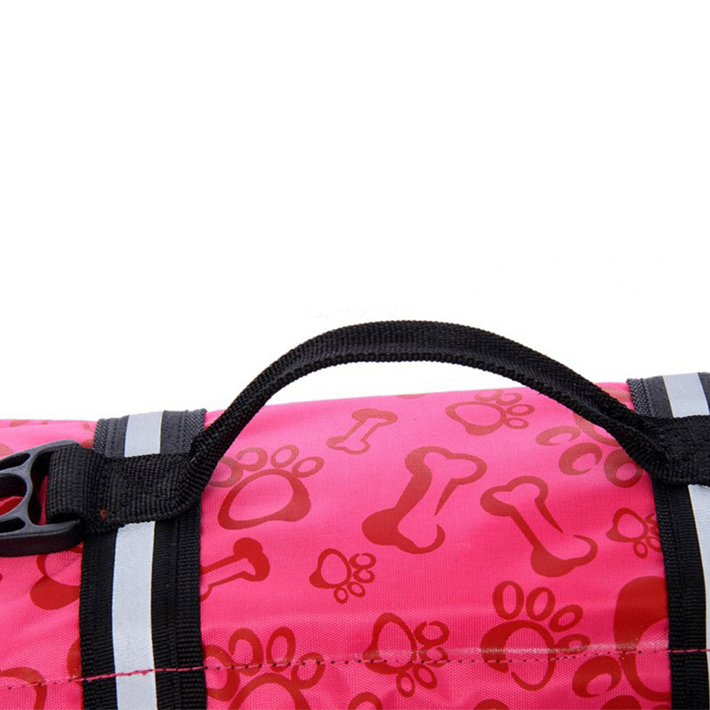 Printed Dog Life Jacket Swimwear Pet Swimming Safety Clothing Pet Dog Swimsuit Pet Swimming Jacket