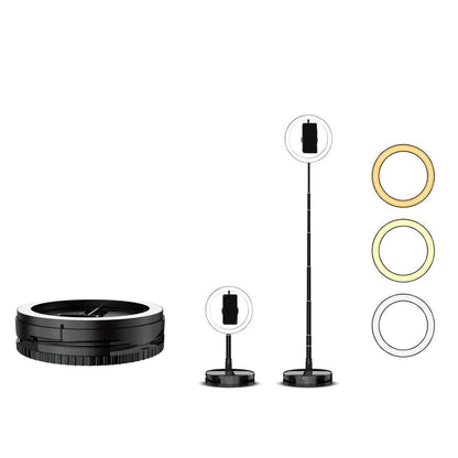 Adjustable Selfie Ring Light With Stand Foldable LED Phone Ring Light