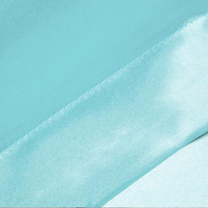 2 Pairs of Silky Satin Pillowcases Soft Breathable Pillowcase Pillow Cover PILLW IS NOT INCLUDED Cyan