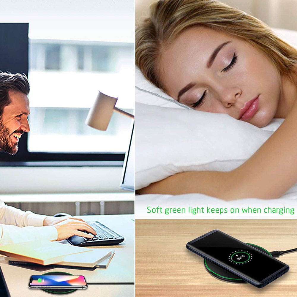 10W Qi Wireless Fast Charger With 1m Charging Cable