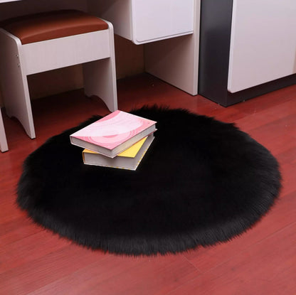 45x45cm Soft Round Seat Cushion Chair Cover Comfortable Rug Round Shape Seat Pad Floor Mat