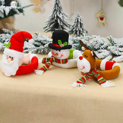 2Pcs Santa Claus Christmas Curtain Buckles