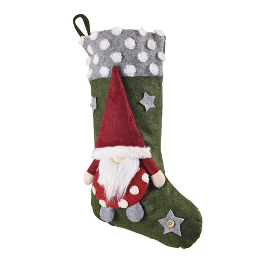 Faceless Doll Gnome Christmas Stocking Sock