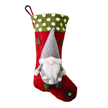 Faceless Doll Gnome Christmas Stocking Sock