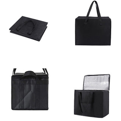2 X Insulated Grocery Bag Reusable Food Storage Bag Large Capacity Picnic Bag Foldable Travel Food Cooler Thermal Bag
