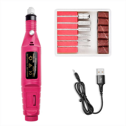 Electric Nail Drill Kit Polisher Manicure Pedicure Ceramic Gel Tool