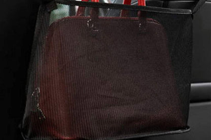 Car Net Pocket Handbag Holder Car Mesh Organizer Durable Car Storage Bag Car Seat Back Organizer