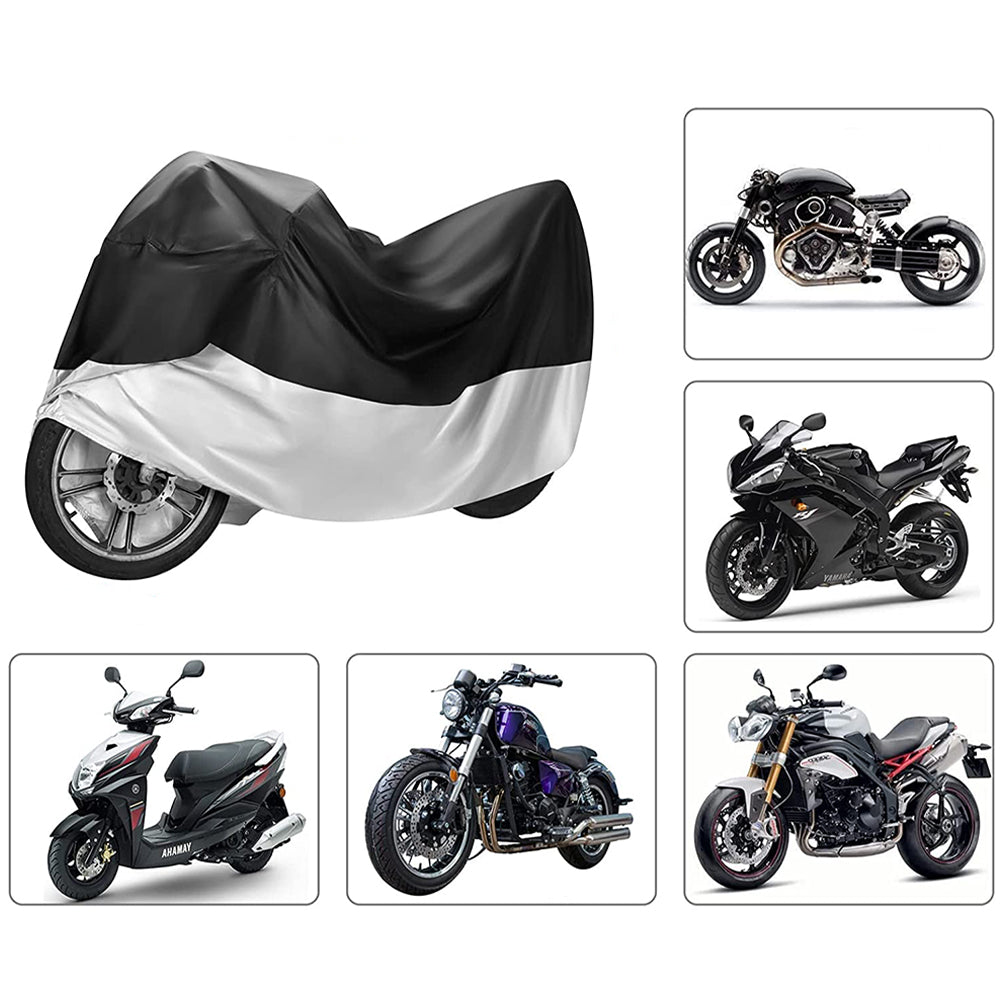 Motorcycle Cover Motorbike Cover Outdoor Protection with Lock-Holes