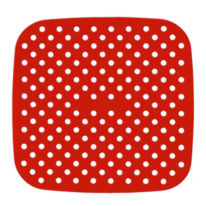 2pcs Air Fryer Liners Reusable Baking Pads Air Fryer Mats Steaming Basket Mats Non-Stick Liners for Air Fryers