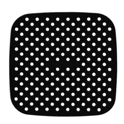 2pcs Air Fryer Liners Reusable Baking Pads Air Fryer Mats Steaming Basket Mats Non-Stick Liners for Air Fryers