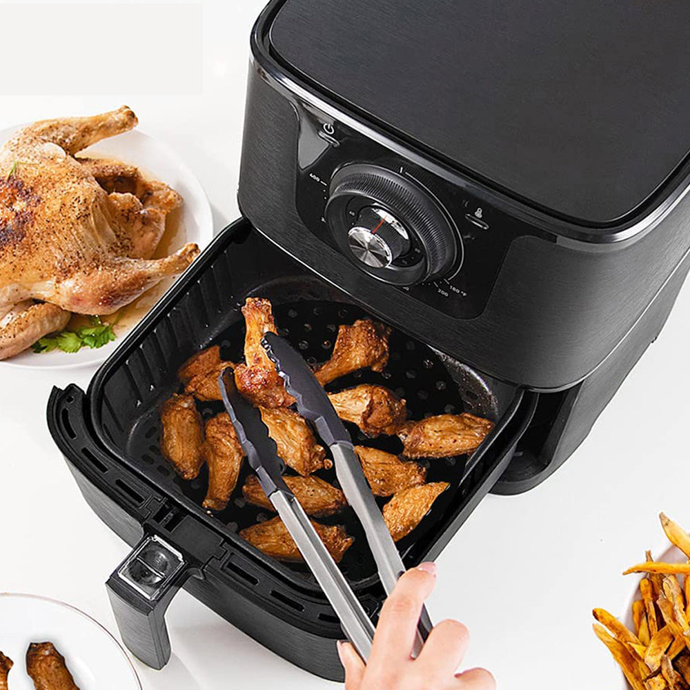 2pcs Air Fryer Liners Reusable Baking Pads Air Fryer Mats Steaming Basket Mats Non-Stick Liners for Air Fryers