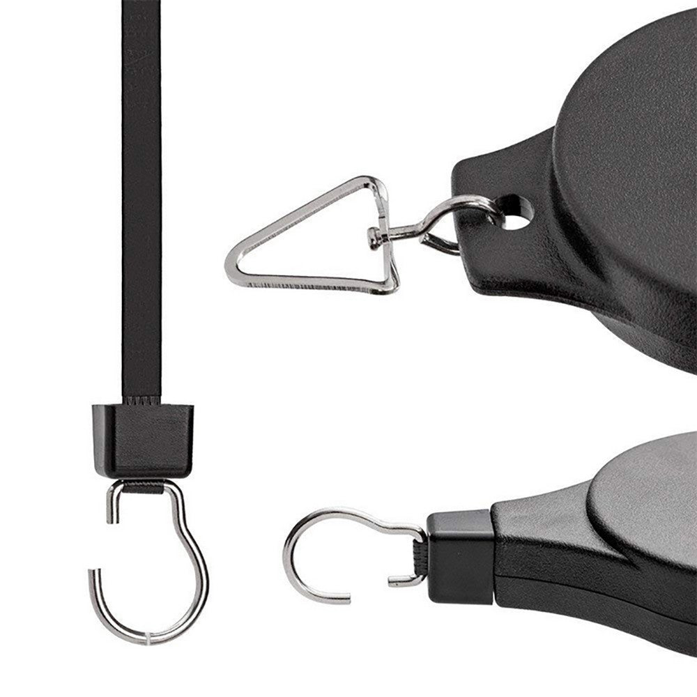 2pcs Plant Pulley Retractable Hanger Pulley Hanging Hook Flower Basket Tool