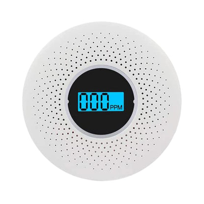 Smoke Detector and Carbon Monoxide Detector Alarm LCD Display Detector