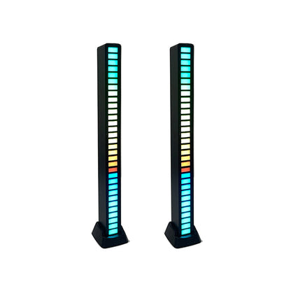32 LED RGB Bluetooth Car Atmosphere Light Sound or App Control Light Bar Strip Light